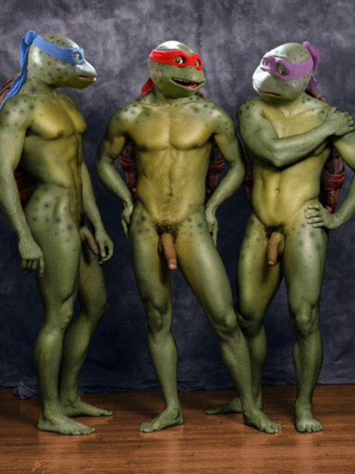 Gay naked Ninja Turtles